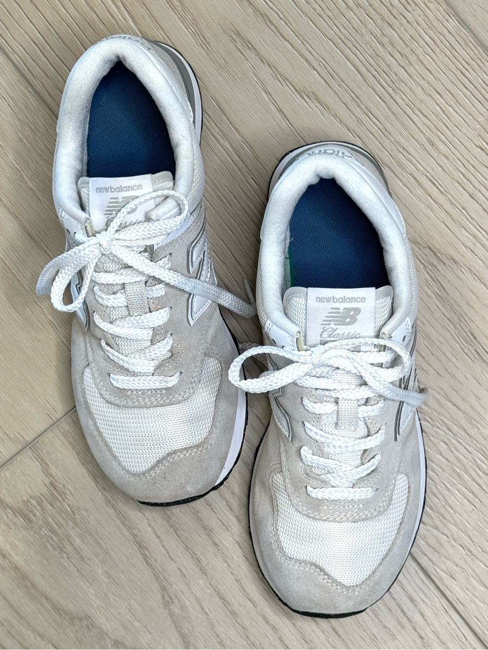 New Balance 574 Nimbus Cloud Suede Mesh Sneakers Running Shoes Size 7.5 - Picture 3 of 10